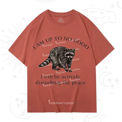 Purplehecate Trash Raccoon Backyard Wildlife T-Shirt