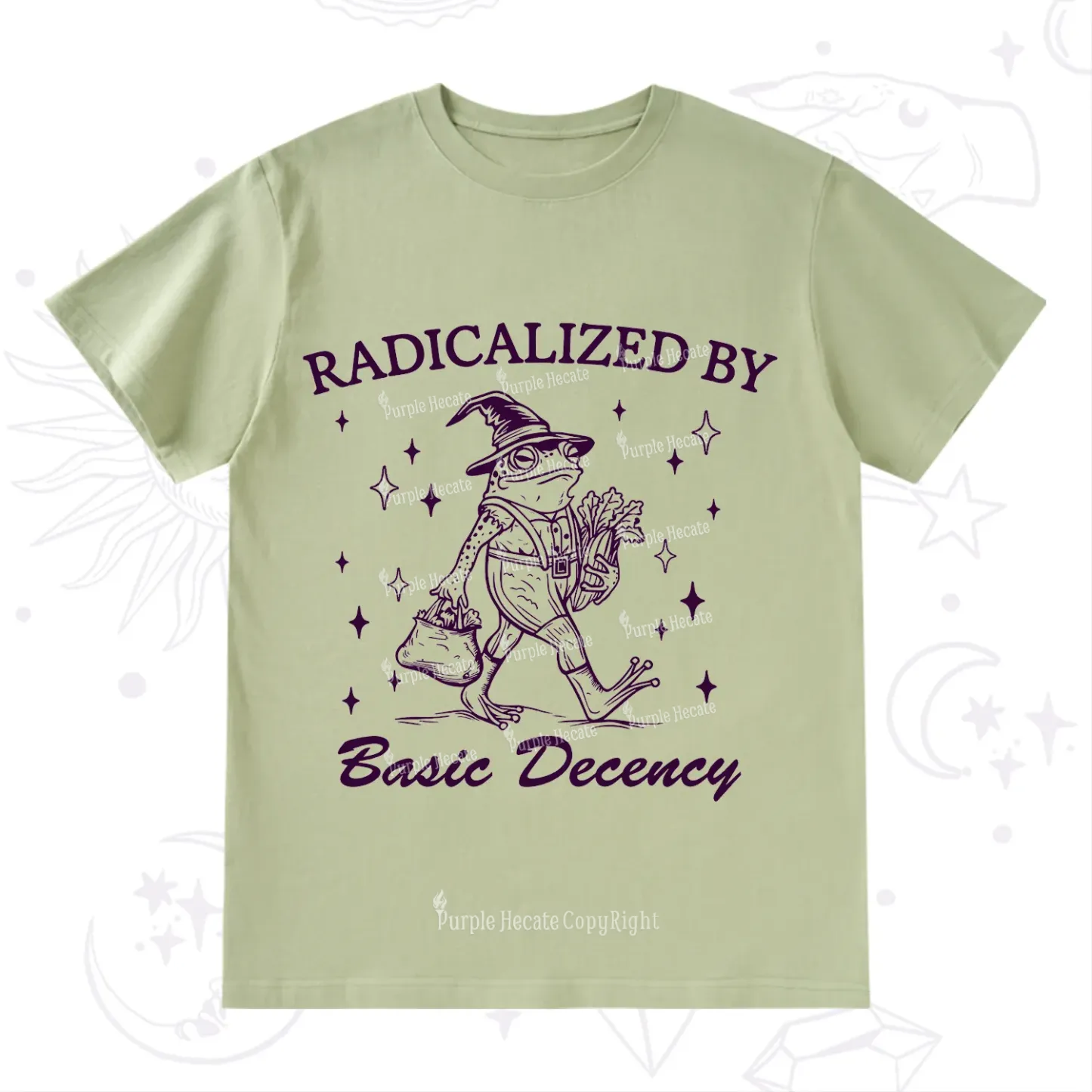 Purplehecate Radicalized By Basic Decency T-Shirt