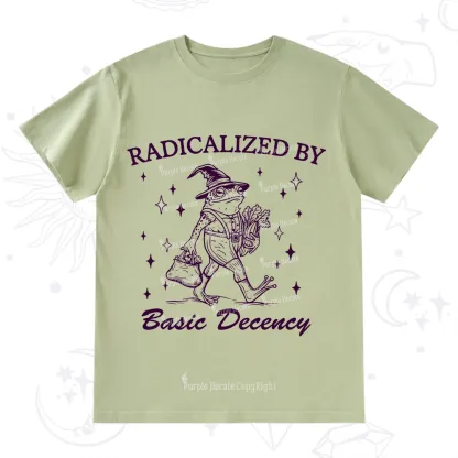 Purplehecate Radicalized By Basic Decency T-Shirt