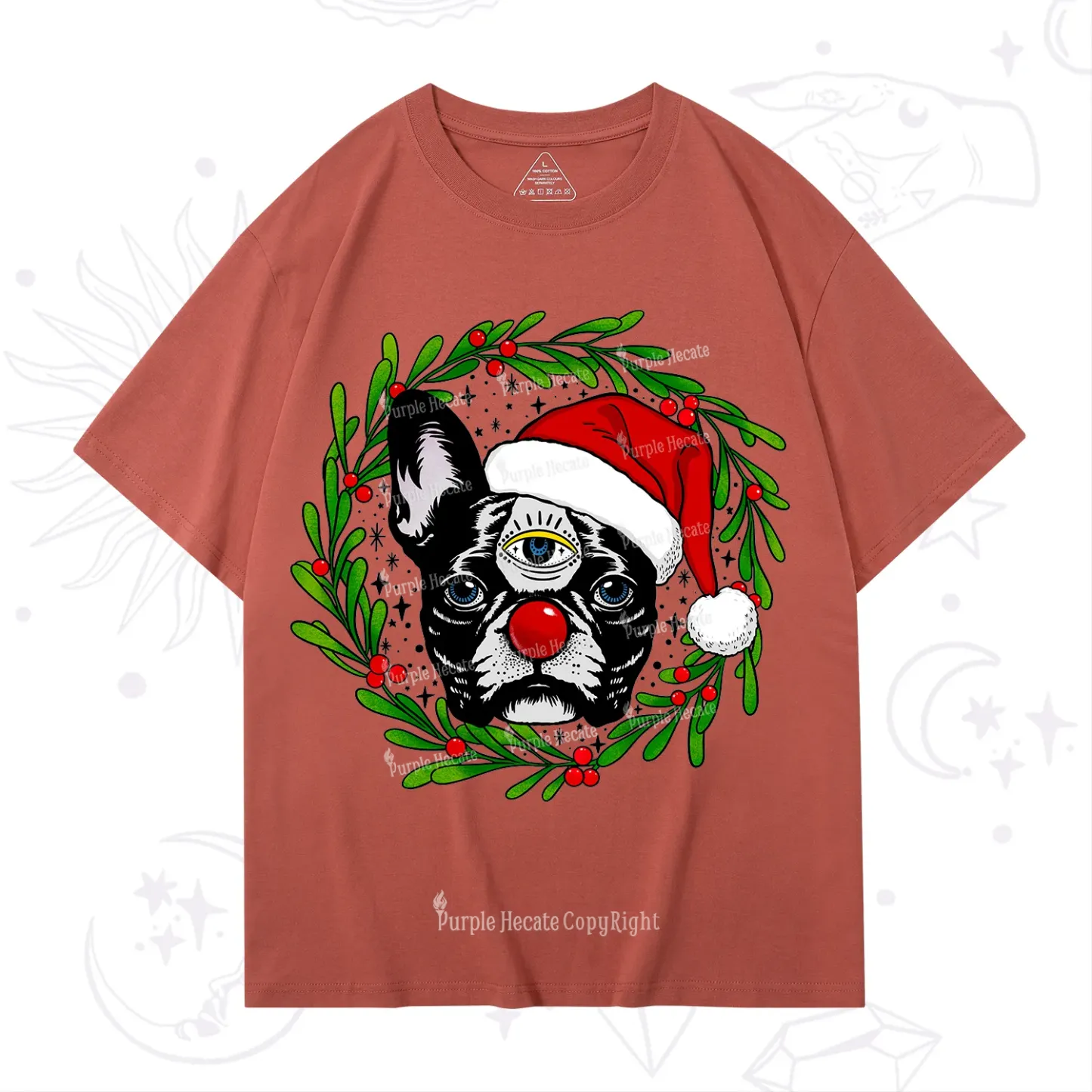 Purplehecate Like A Boss Christmas T-Shirt