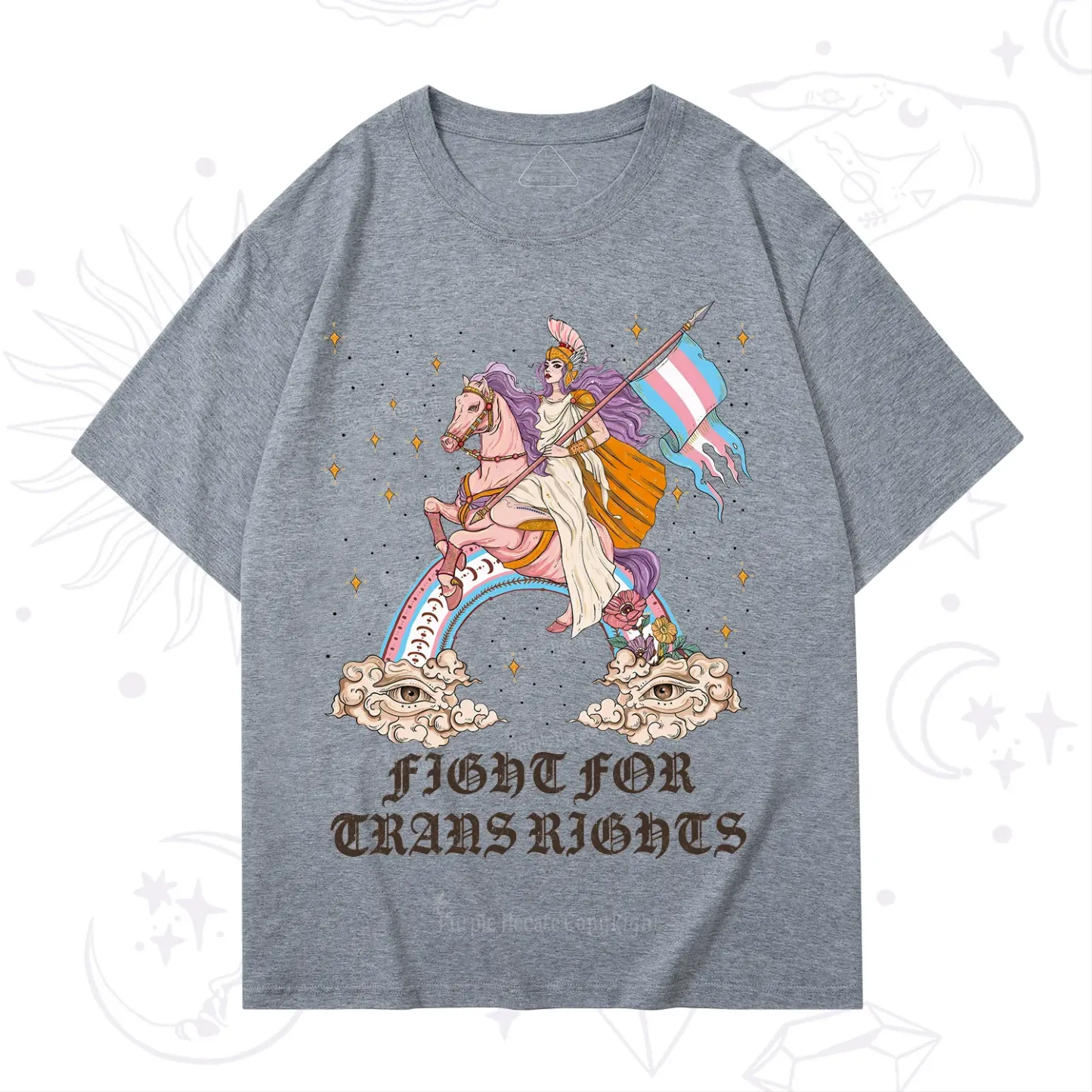 Purplehecate Fight for Trans Rights Knight T-Shirt
