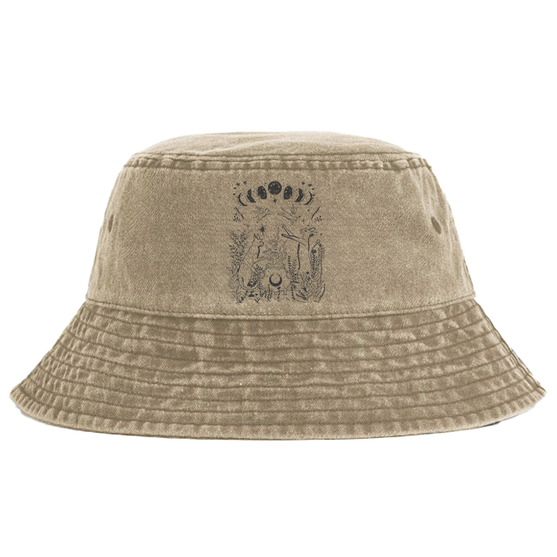 Purplehecate Celestial Cat Bucket Hat