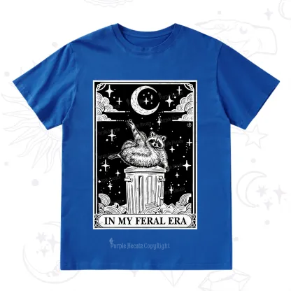 Purplehecate In My Feral Era Raccoon Tarot T-Shirt