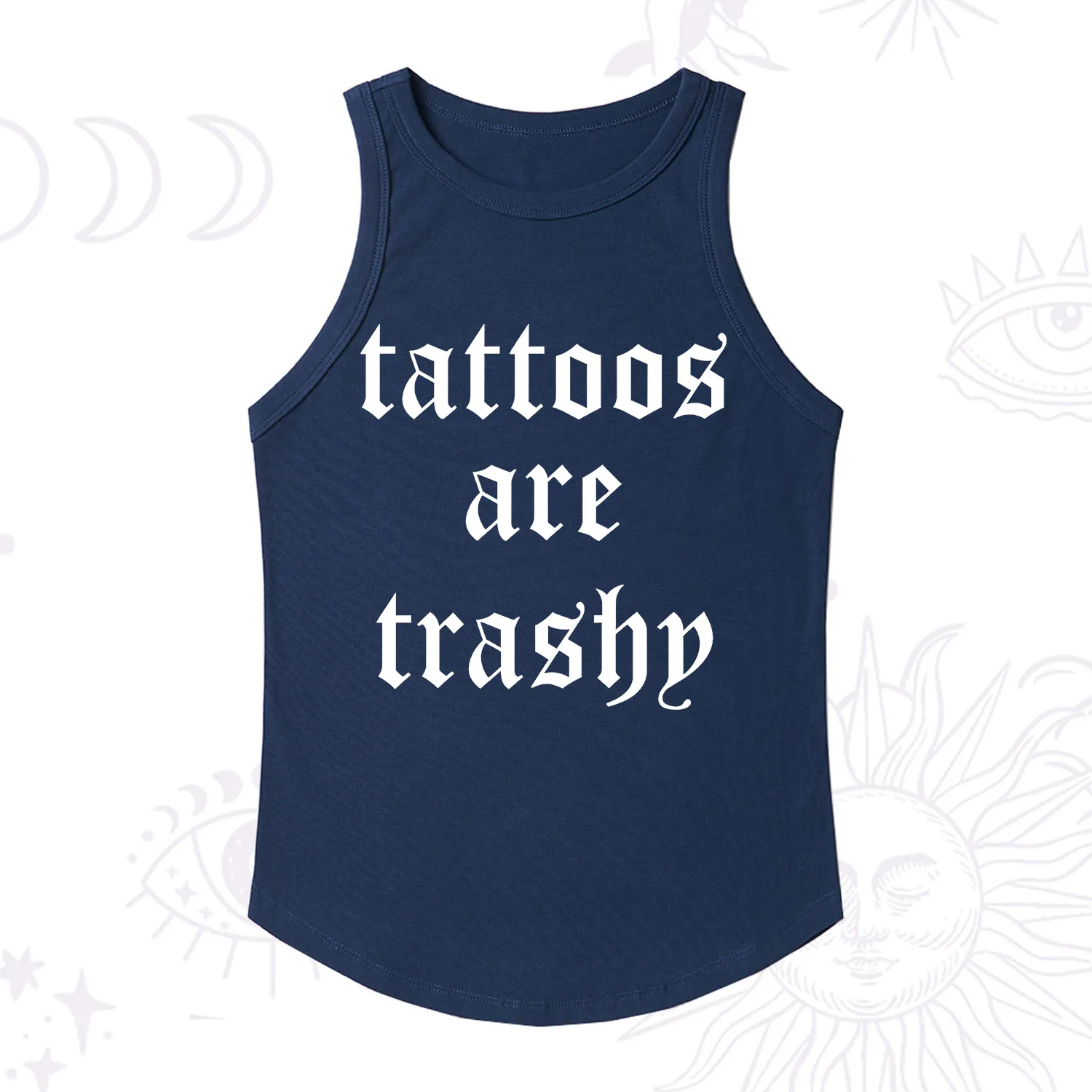 Purplehecate Tattoos Are Trashy Racerback Tank Top