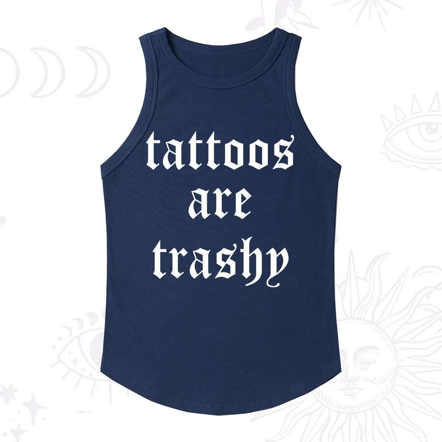 Purplehecate Tattoos Are Trashy Racerback Tank Top