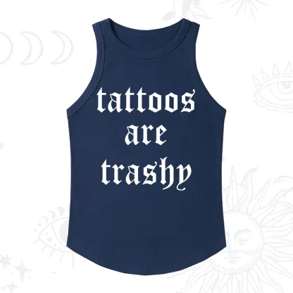 Purplehecate Tattoos Are Trashy Racerback Tank Top