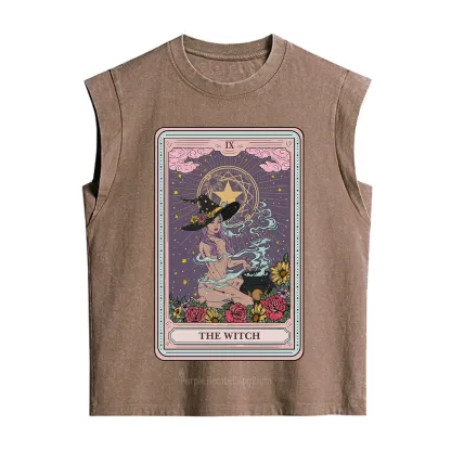 [Copy]Purplehecate Celestial Sun Vintage Washed Tank