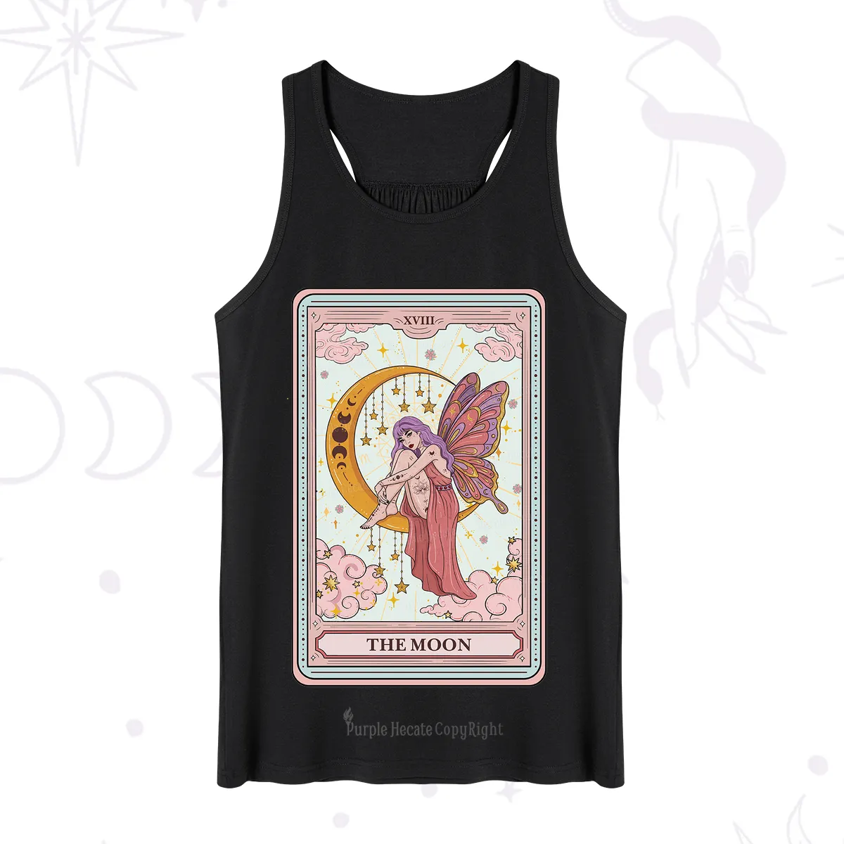 Purplehecate The Moon Tarot Tank