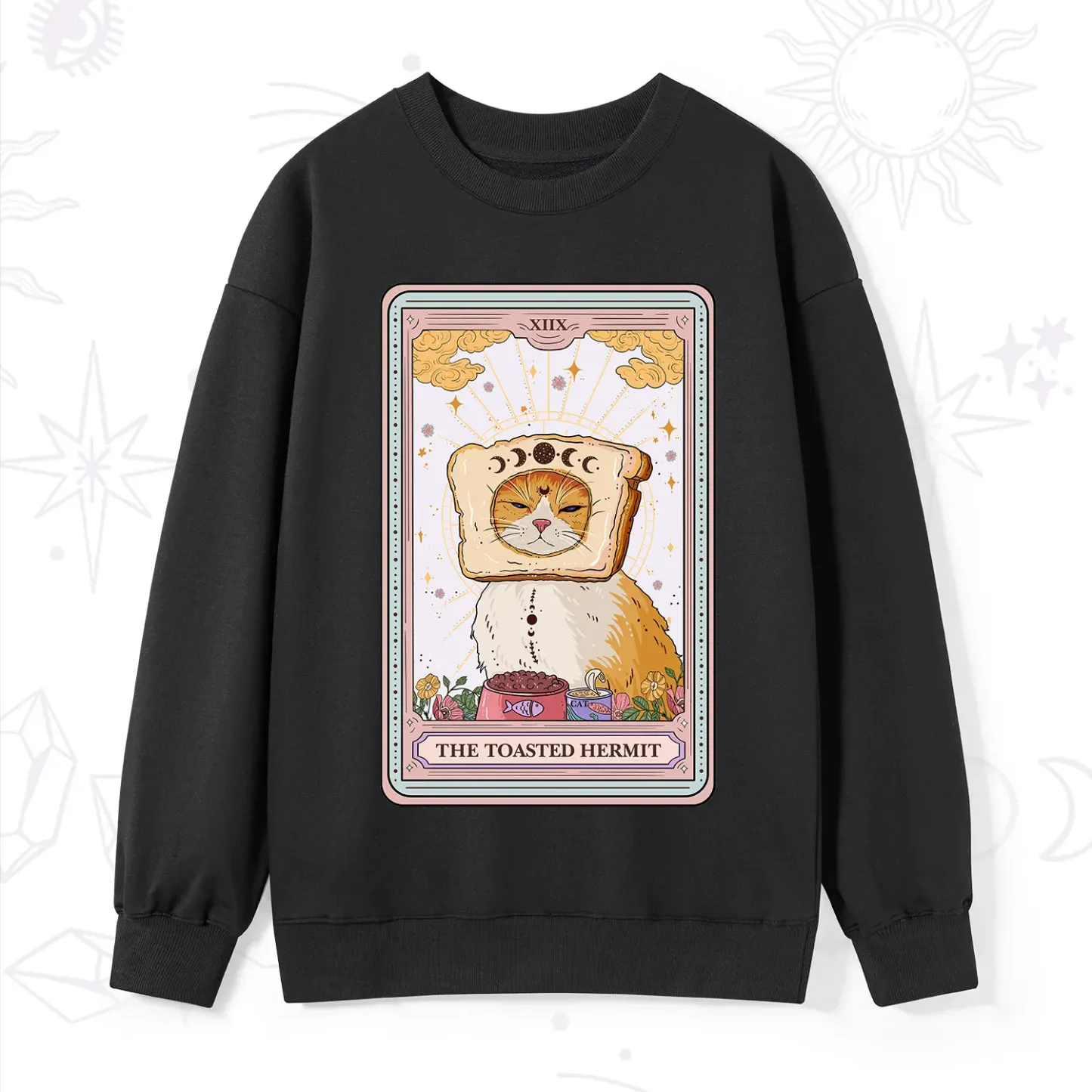 Purplehecate The Toasted Hermit Tarot Sweatshirt