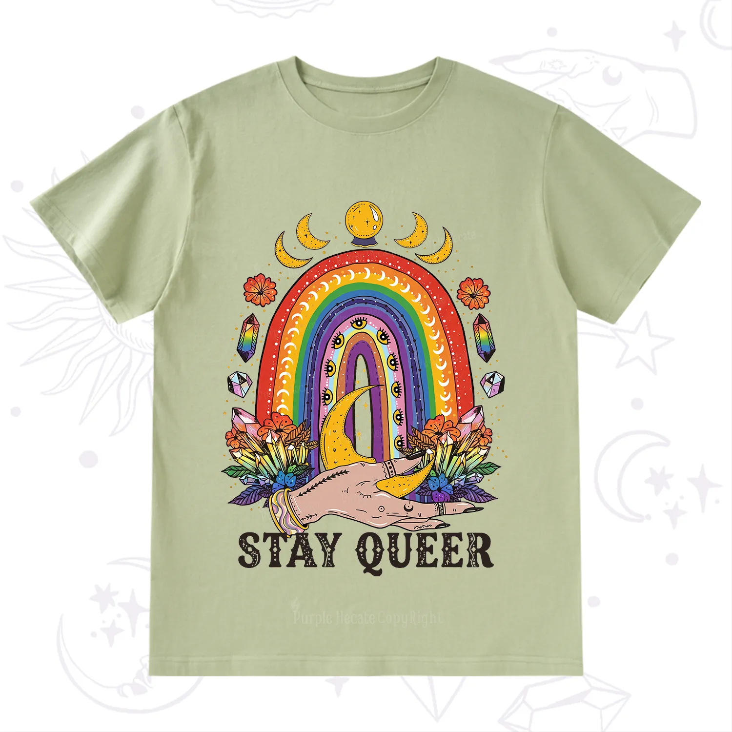 Purplehecate Stay Queer T-Shirt