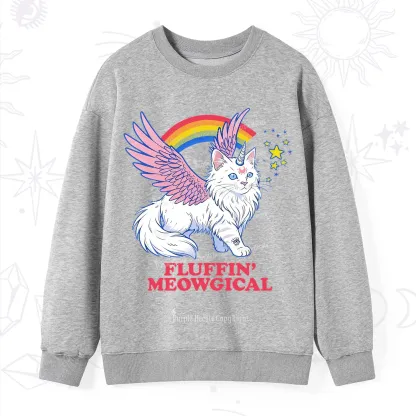 Purplehecate Fluffin Meowgical Sweatshirt