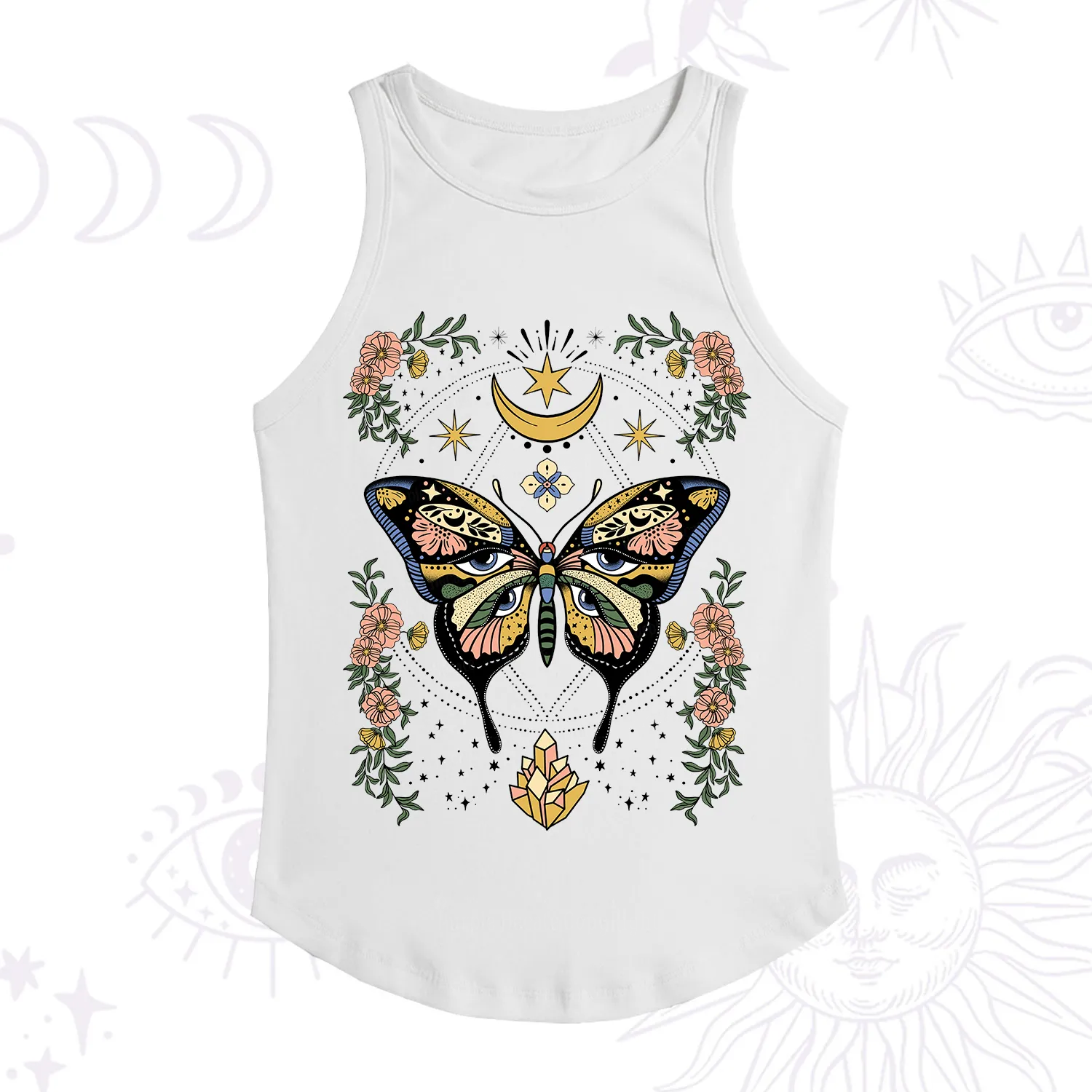 Purplehecate I Am Opening Ribbed Tank Top