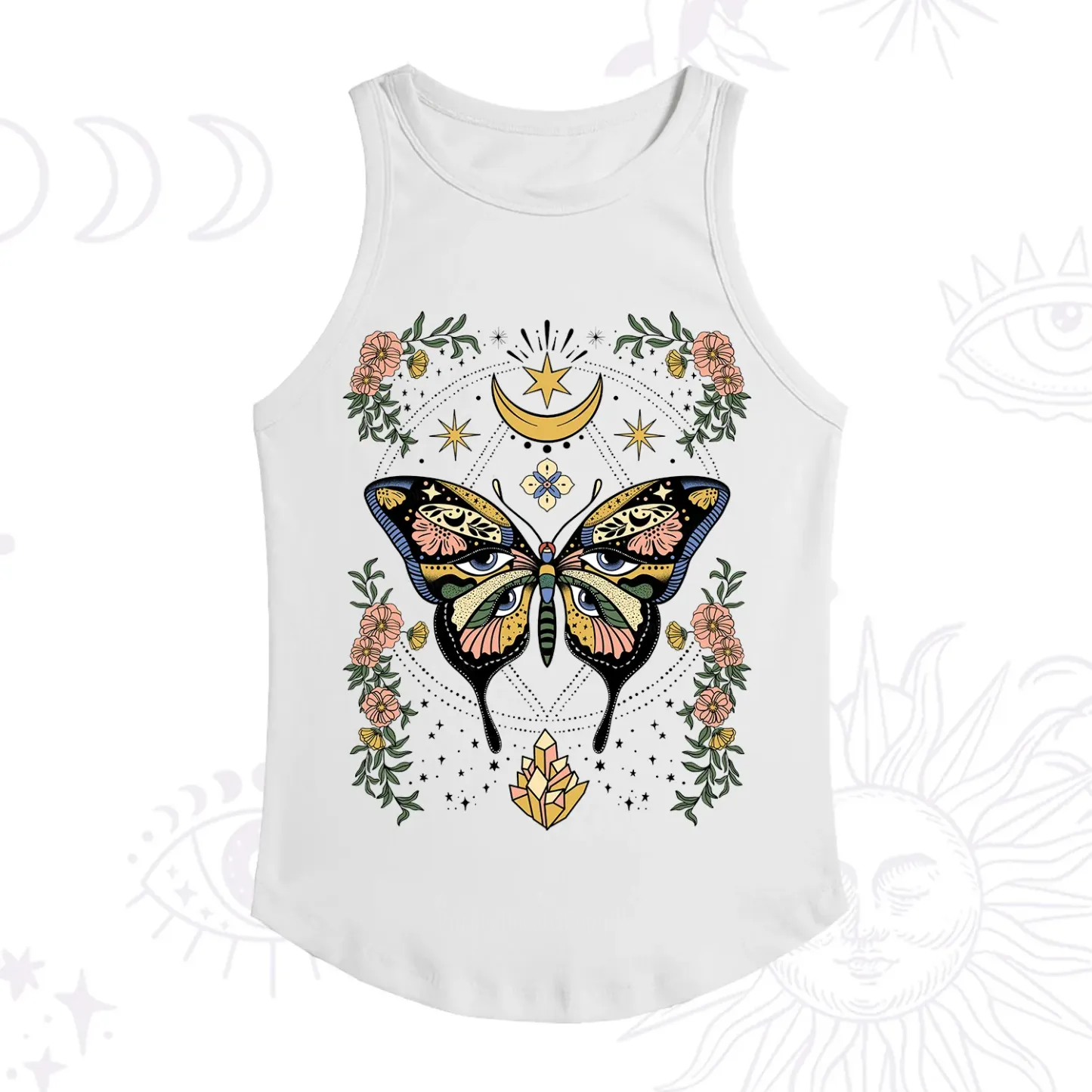Purplehecate I Am Opening Ribbed Tank Top