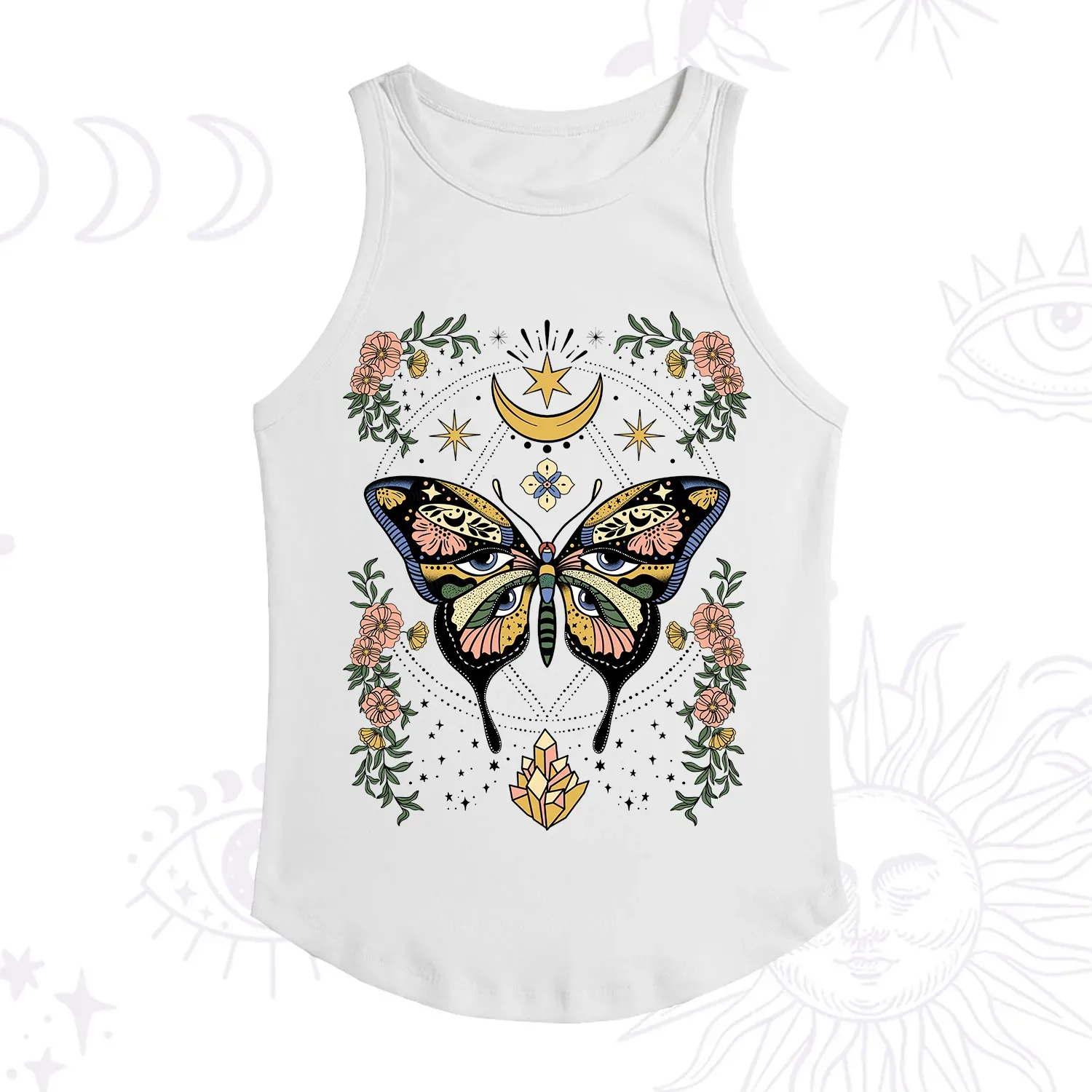 Purplehecate I Am Opening Ribbed Tank Top