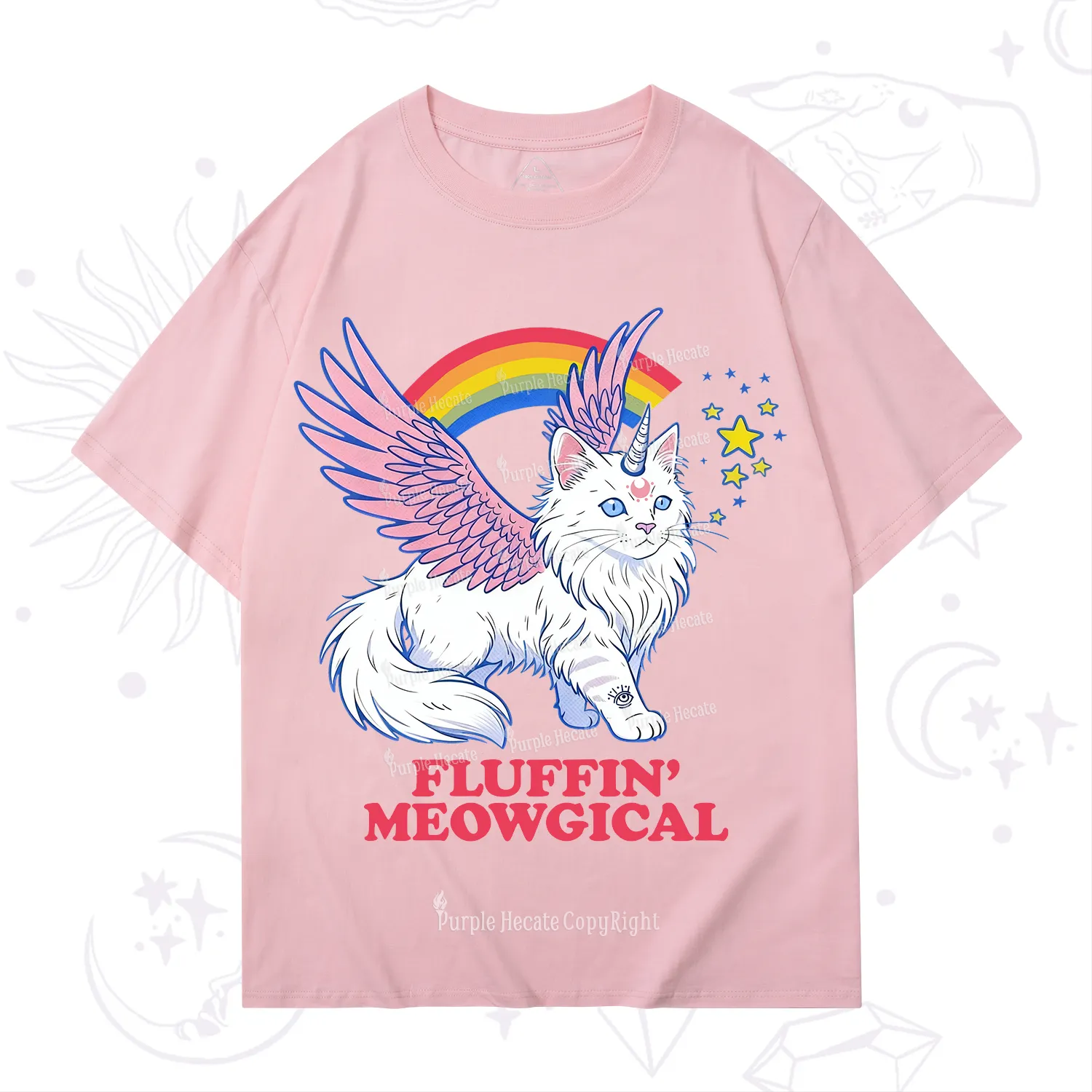 Purplehecate Fluffin Meowgical T-Shirt