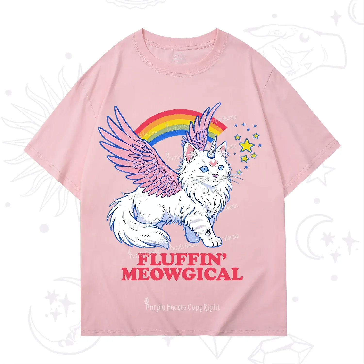 Purplehecate Fluffin Meowgical T-Shirt