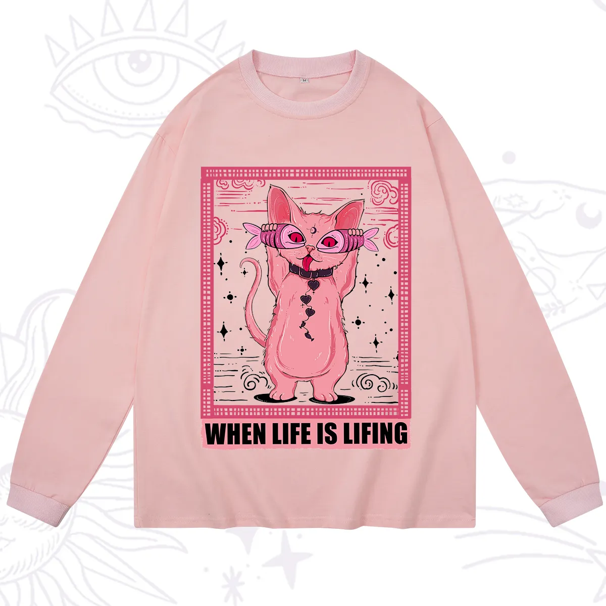 Purplehecate When Life Is Lifting Long Sleeve T-Shirt