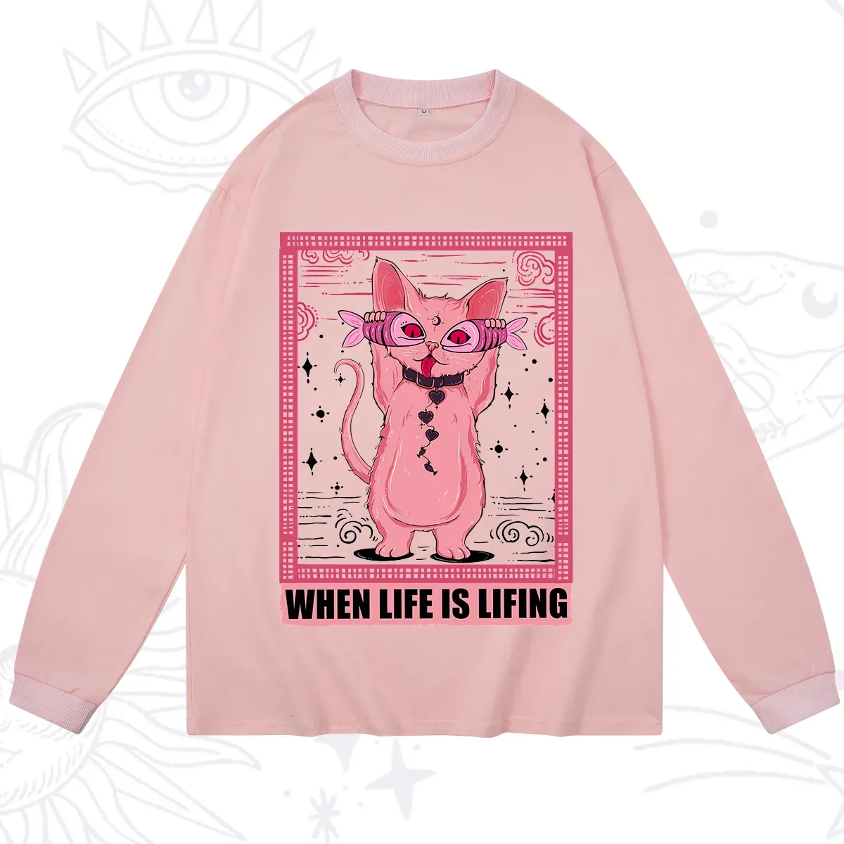 Purplehecate When Life Is Lifting Long Sleeve T-Shirt