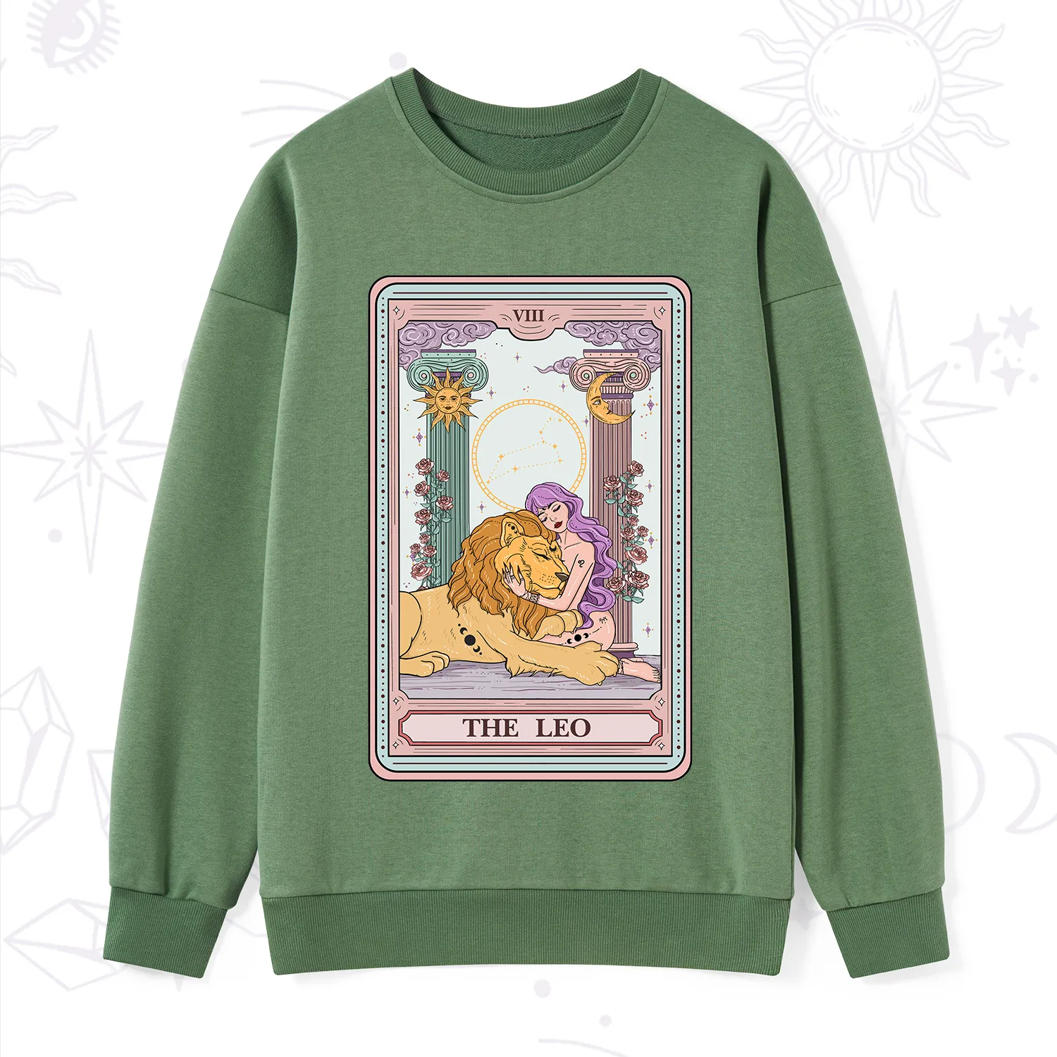 Purplehecate The Leo Goddess Tarot Sweatshirt