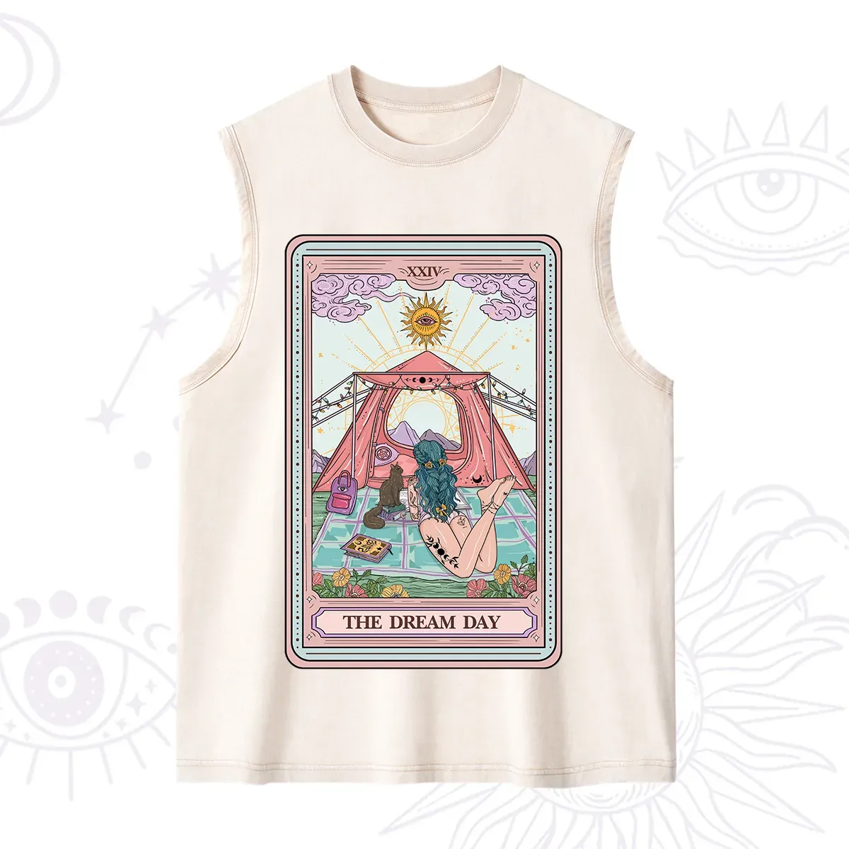 Purplehecate The Dream Day Tarot Washed Tank