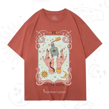 Purplehecate The Nail Artist Tarot T-Shirt