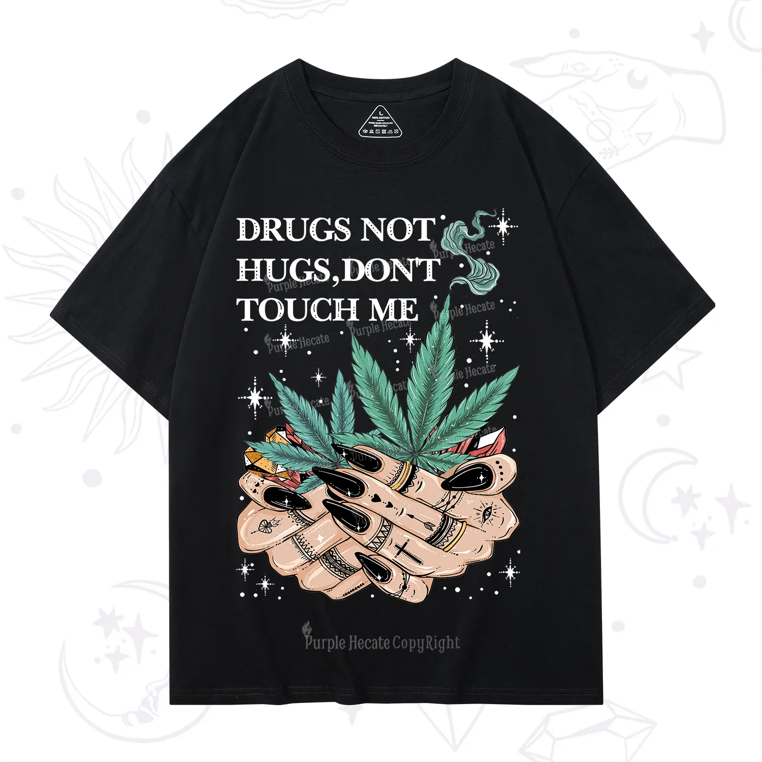 Purplehecate Drugs Not Hugs T-Shirt