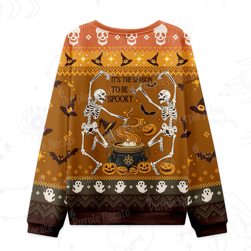 Purplehecate Halloween It's the Season to be Spooky Ugly Halloween Sweatshirts