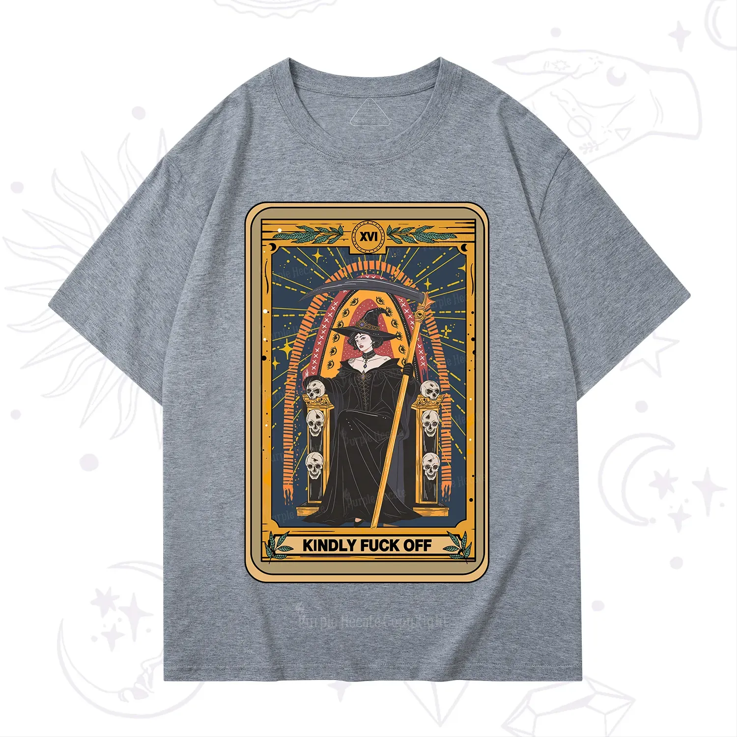 Purplehecate The Kindly Fuck Off Tarot T-Shirt
