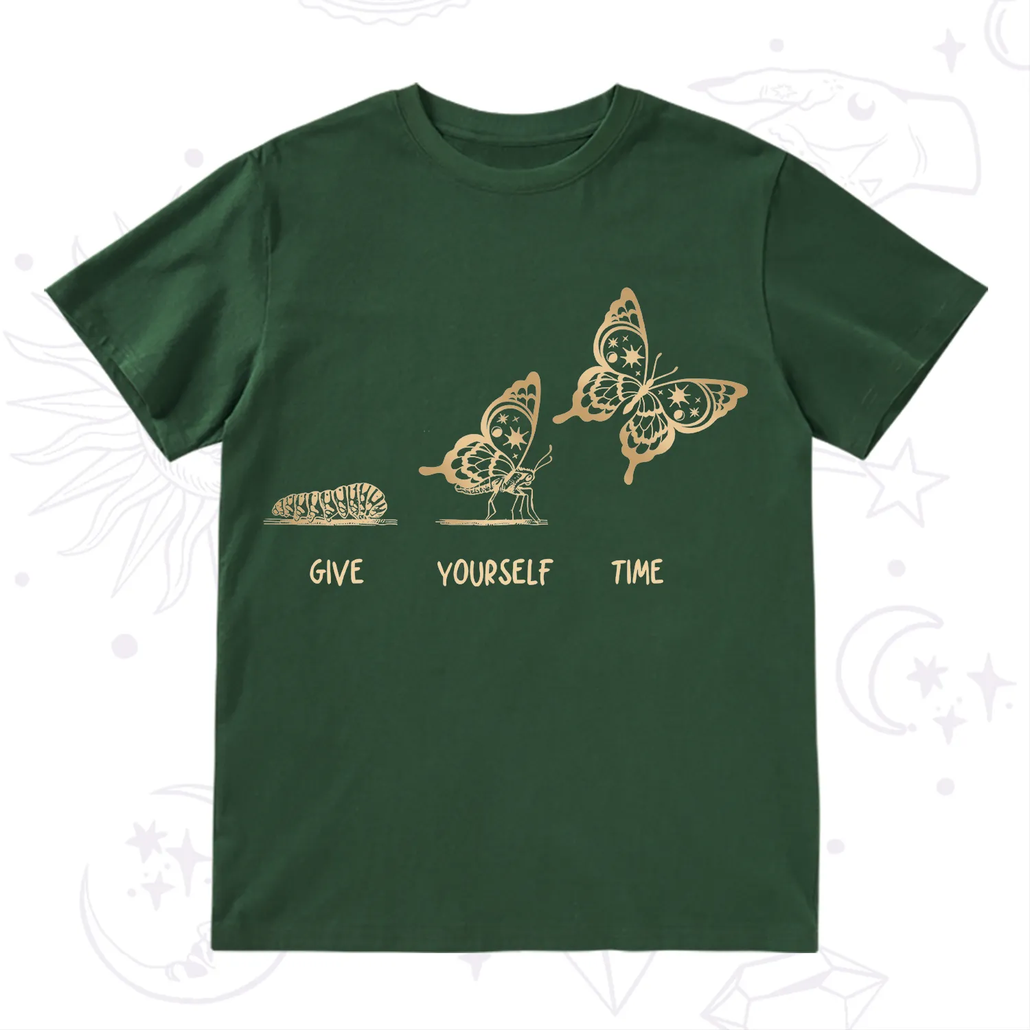 Purplehecate Give Yourself Time Butterfly T-Shirt