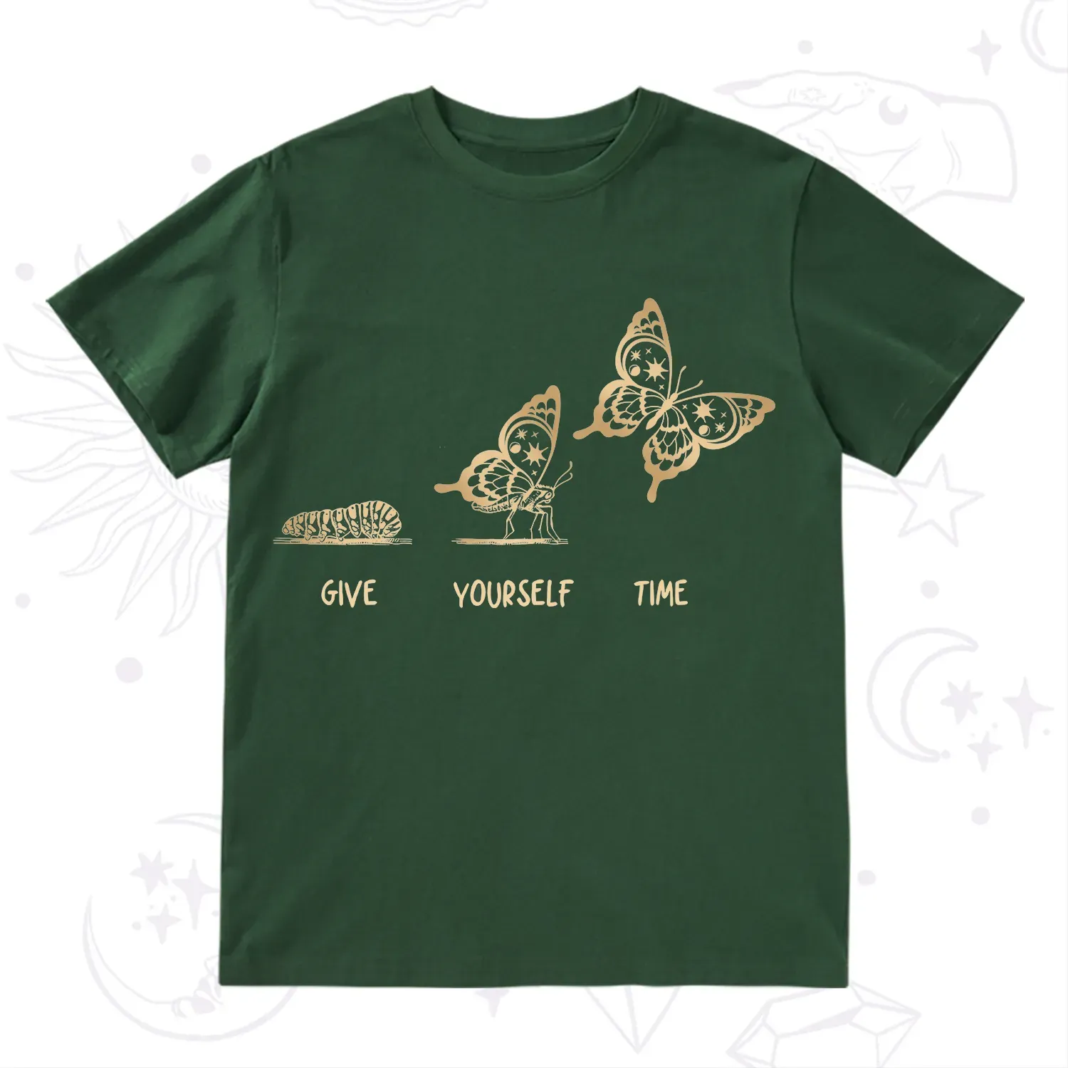 Purplehecate Give Yourself Time Butterfly T-Shirt