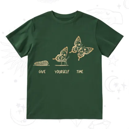 Purplehecate Give Yourself Time Butterfly T-Shirt