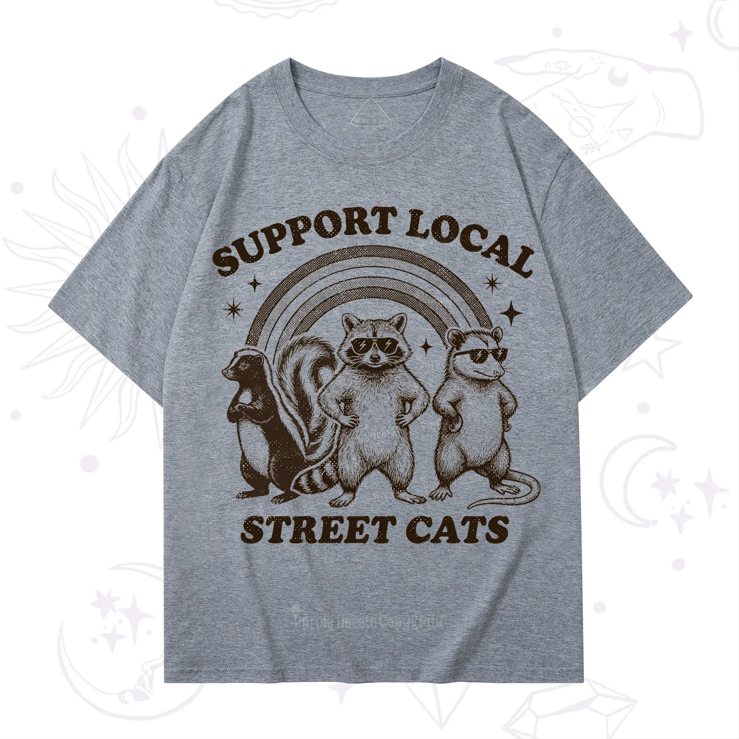 Purplehecate Support your local street cats T-Shirt
