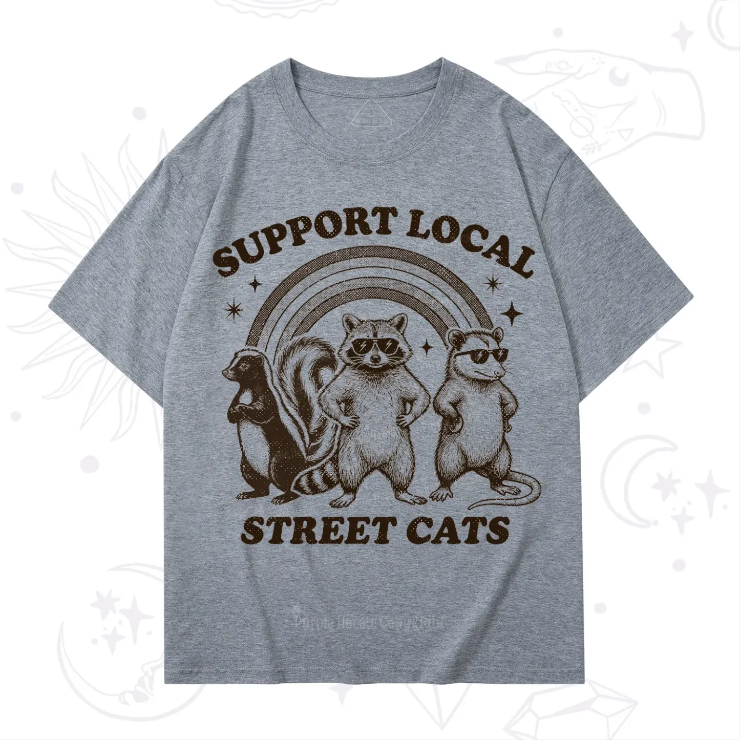 Purplehecate Support your local street cats T-Shirt