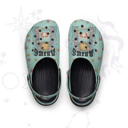 Purplehecate Aries Spirit Zodiac Rubber Clogs