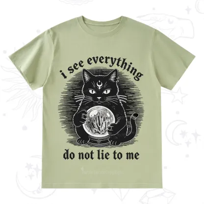 Purplehecate All Seeing Cat T-Shirt
