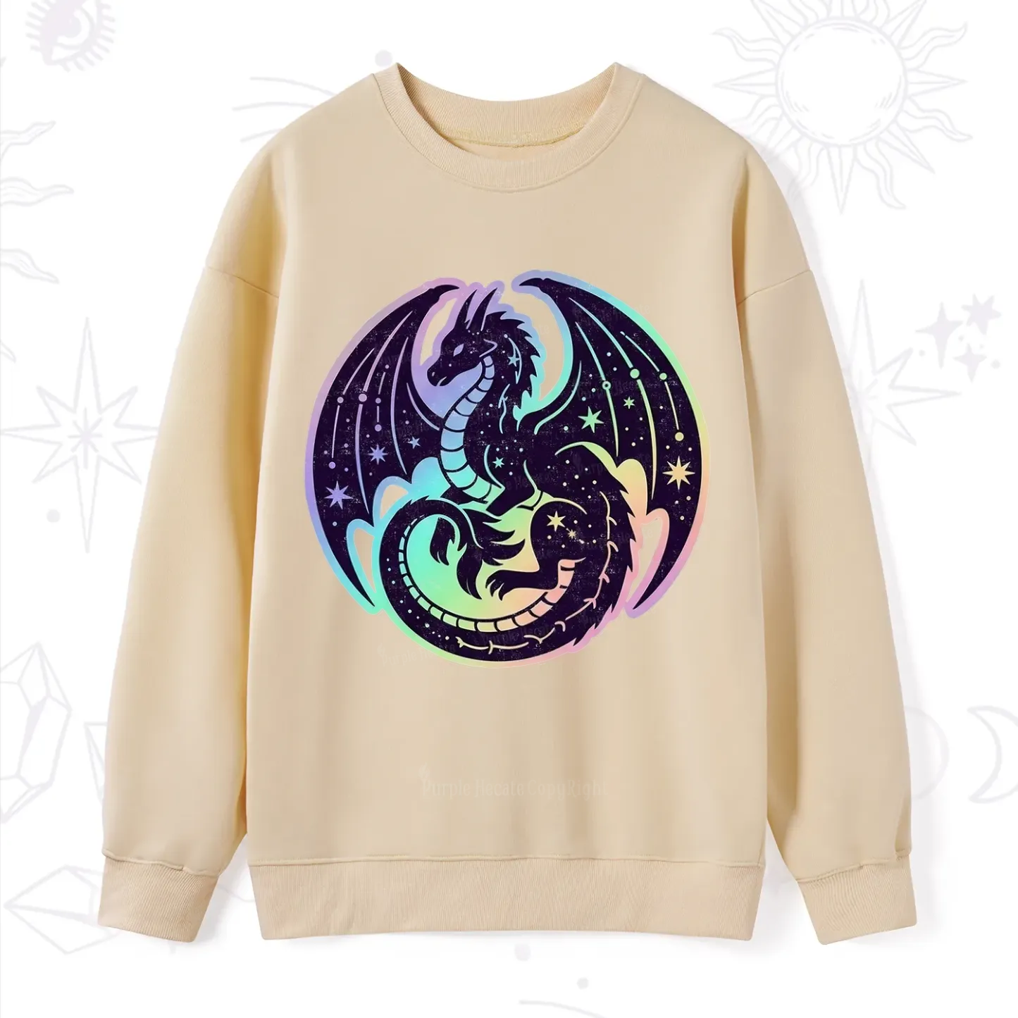 Purplehecate Cosmic Dragon Sweatshirt