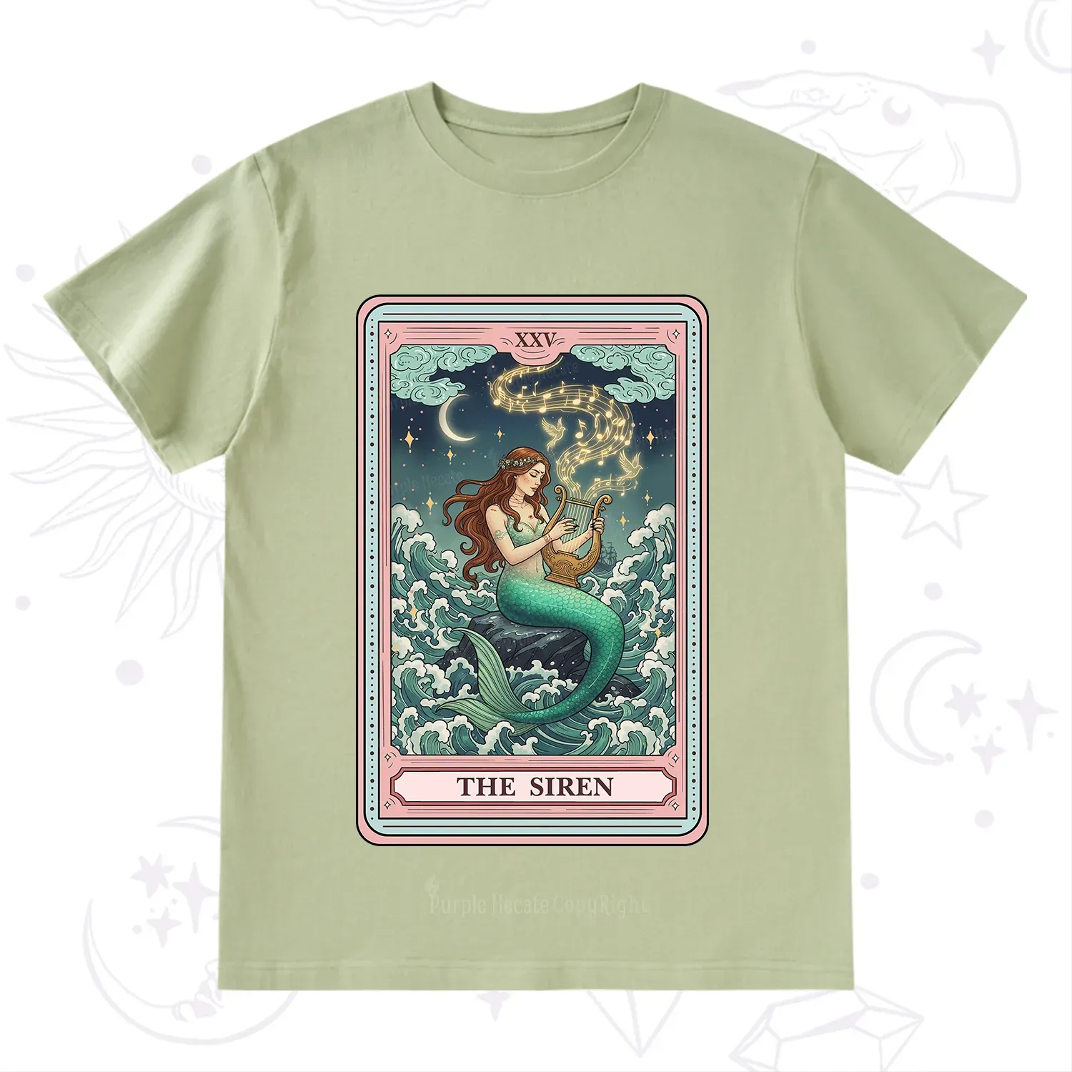 Purplehecate The Siren Tarot T-Shirt
