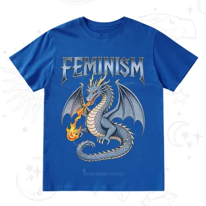 Purplehecate Feminism Dragon Fantasy T-Shirt