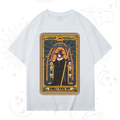 Purplehecate The Kindly Fuck Off Tarot T-Shirt