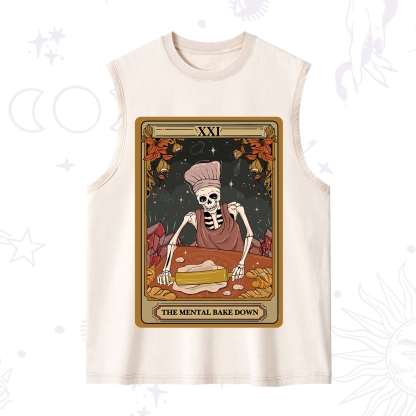 Purplehecate The Mental Bake Down Tarot Washed Tank