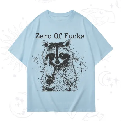 Purplehecate Zero Of Fucks Raccoon T-Shirt