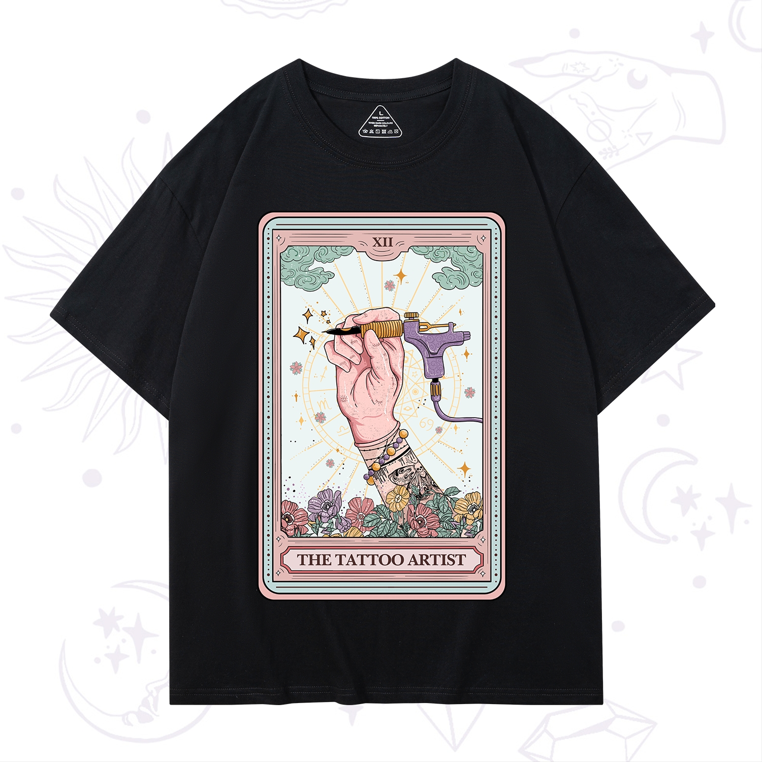 Purplehecate The Tattoo Artist Tarot Card T-Shirt