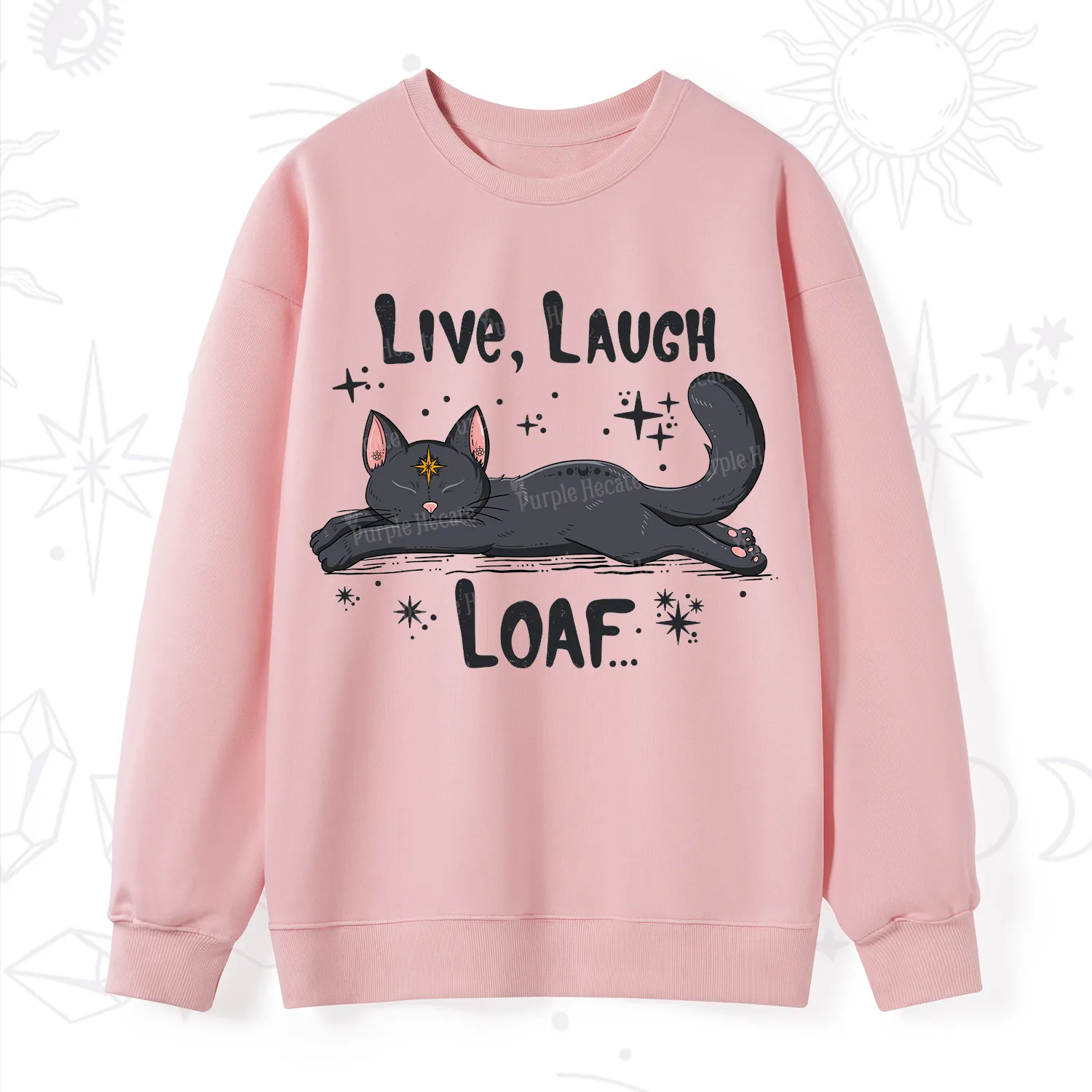 Purplehecate Live Laugh Loaf Sweatshirt