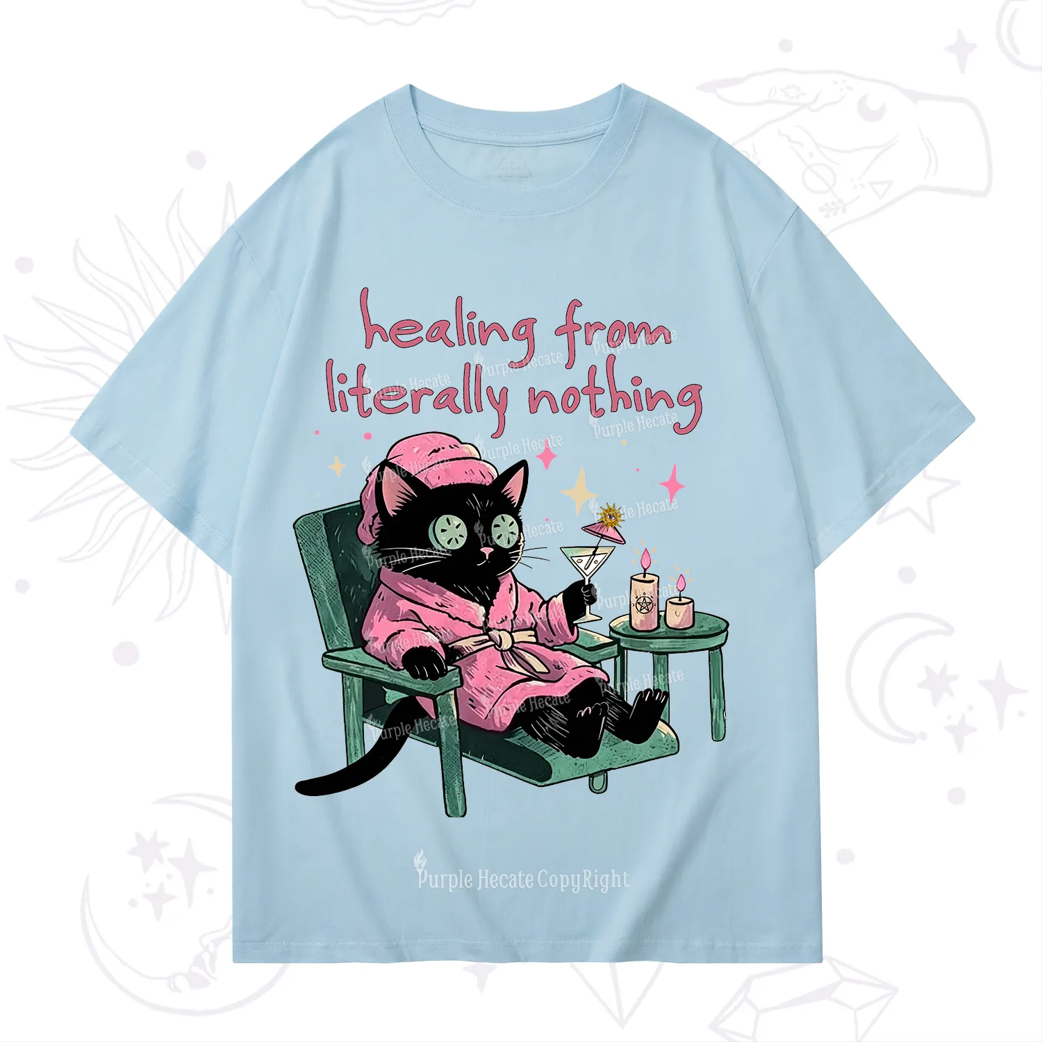 Purplehecate Healing From Literally Nothing T-Shirt