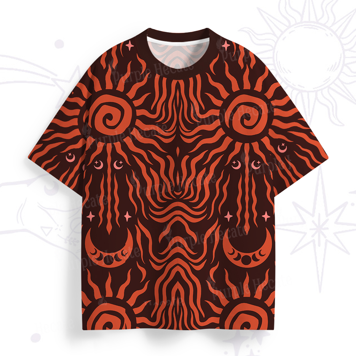 [Copy]Purplehecate Enchanted Mushroom Eye Blossom All Over Print T-Shirt