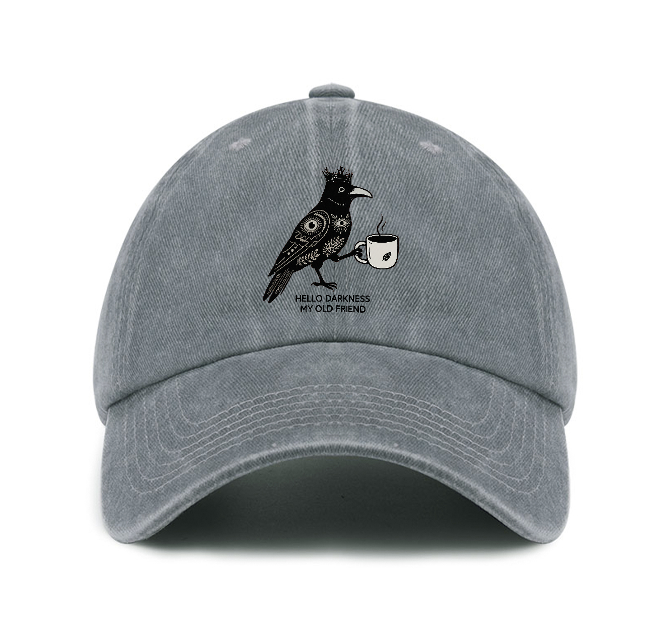 Purplehecate Hello Darkness My Old Friend Baseball Cap