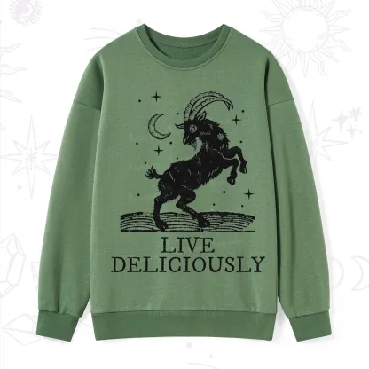Purplehecate Live Deliciously Sweatshirt