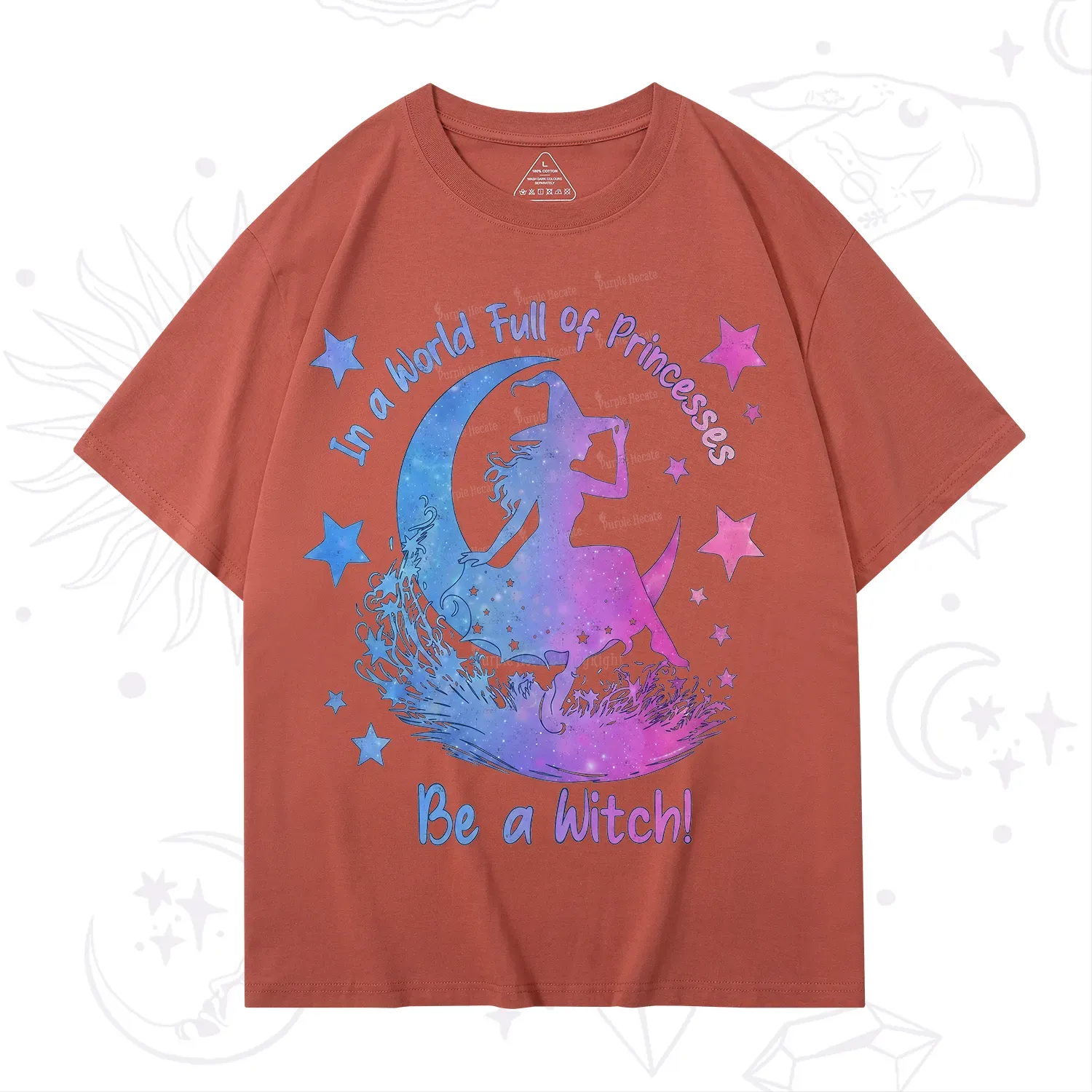 Purplehecate In a World Full of Princesses be a Witch T-Shirt
