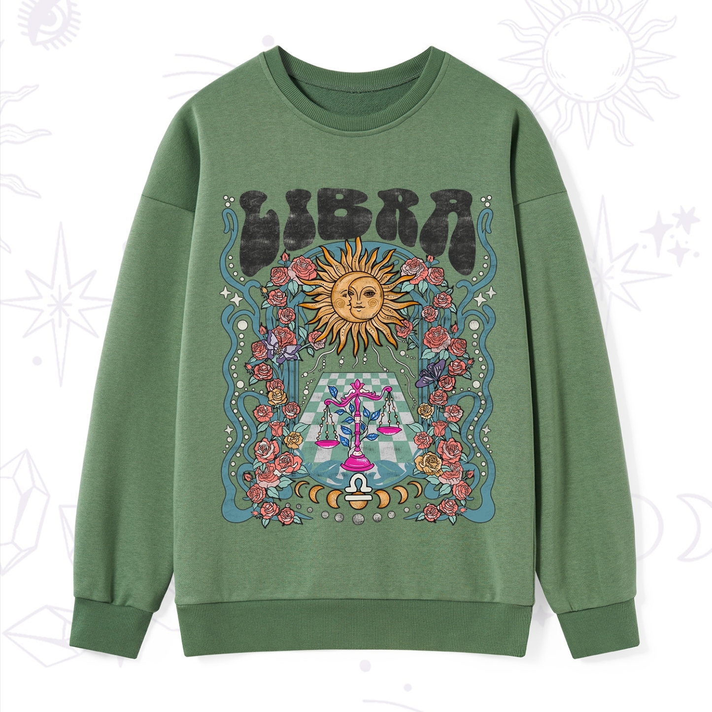 Purplehecate Libra Spirit Zodiac Sweatshirt