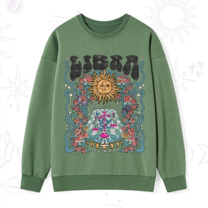Purplehecate Libra Spirit Zodiac Sweatshirt